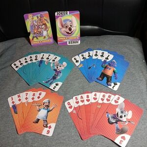 Chuck E Cheese Playing Cards Incomplete Deck‎